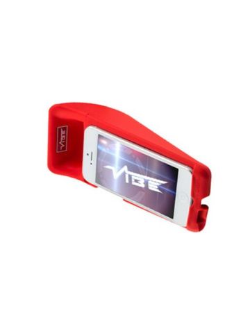 Vibe Slick Cheese Passive Cover Stand Amplifier For IPhone 5 No Battery, Red