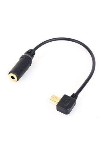 Usb to 3.5 Mm Microphone Mic Adapter Transfer Cable Wire for Gopro Hero 3 3 4 for Digital Camera