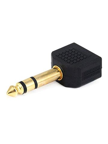 Monoprice 107216 6.35-mm Stereo Plug To 2 X 3.5mm Stereo Jack