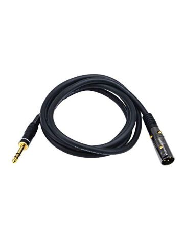 6ft Premier Series XLR Male To 1/4 In TRS Male Cable_ 16AWG