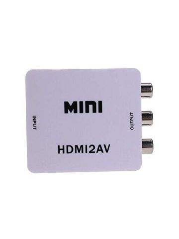 Mini Hdmi2 Av Support Ntsc and Pal Output Hd Video Converter Box Hdmi to AV/CVBS L/R Video Adapter