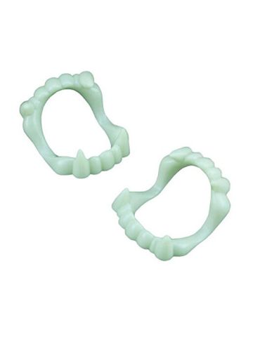 Devil Tooth Fangs Caps Zombie Vampire Luminous Dentures Halloween Party Props