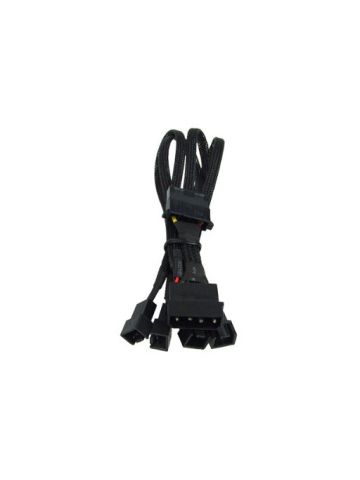 Phobya 4-Pin Molex To 4 X 3-Pin Fan Connector Cable