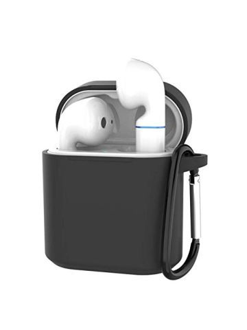 Soft Silicone Shockproof Cover with Carabiner for Huawei Honor Flypods/flypods Pro Earphone Protector Case