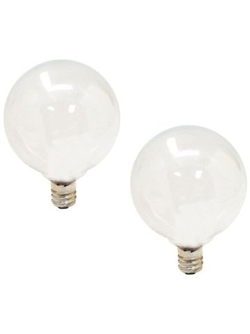 Ge Lighting 44414 40-Watt 290-Lumen Candelabra Base G16.5 Globe Bulb