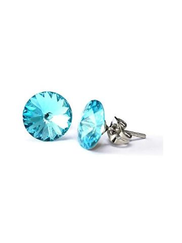 Bio Etic Bijoux Italy Earring Rivolo 10mm Light Turchese, Bioetic