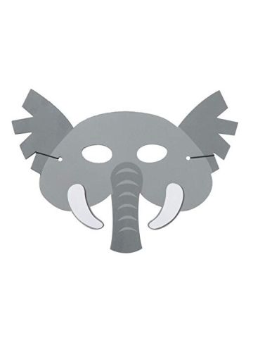 Bulk Buy: Darice Foamies Mask Elephant Gray 06-4050