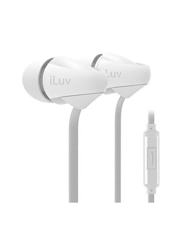 ILUV PPMINTSWH Peppermint Talk In-Ear Earbuds With Microphone