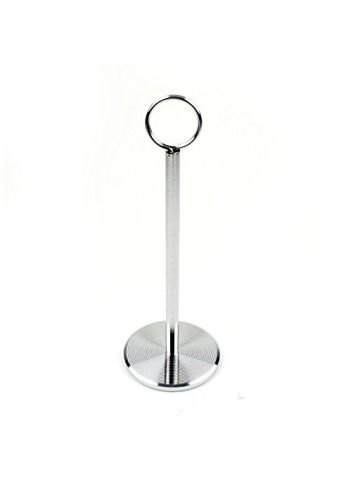 Table Number Stand Chrome Plated 8 Inch Tall - HCC-8-1, Silver