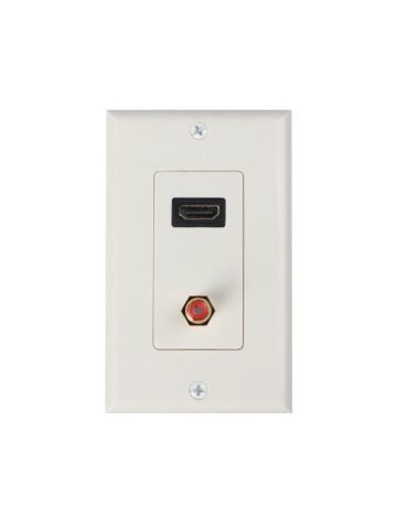 TNP HDMI RCA Wall Plate 4k Ultra HD UHD 1080P Full HD Compatible Port