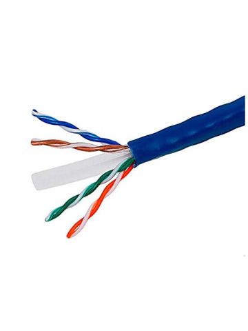 Monoprice Cat6 Bulk Bare Copper Ethernet Cable, UTP, Solid, Riser Rated CMR 500MHz,