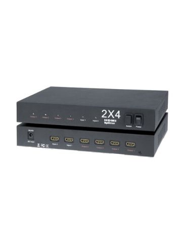 Kanex Pro 2x4 HDMI Splitter With Full HD 1080p,