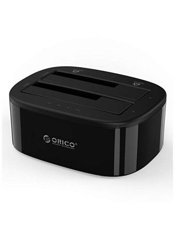 Orico Usb 3.0 to Sata Dual-Bay Hard Drive Docking Station for 2.5/3.5 Inch Hdd/ssd