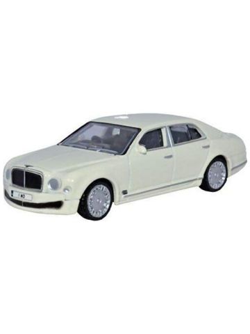 Oxford Diecast 76Bm001 Bentley Mulsanne White