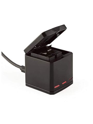 Telesin 3-Way Battery Charger Charging Dock Storage Case Charging Box 2 in 1 for Gopro Hero 5 Hero 6 Accessories