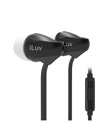 iLuv Ppmintsbk Peppermint Talk In-Ear Earbuds With Microphone