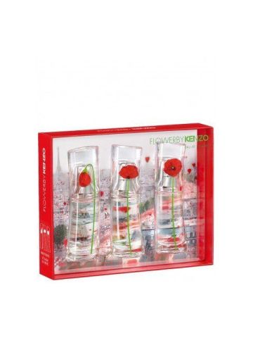 Kenzo Flower By Kenzo EDT 3X15ml Mini Set