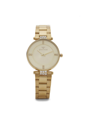 Spectrum Gold Stainless Steel  Wrist Watch 25162L-1