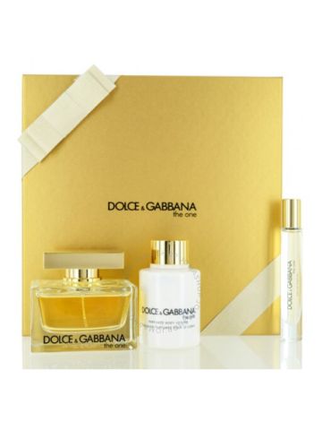 Dolce & Gabbana The One For Women EDP - 75ml+100ml Bl+7.4ml Rollerball Set