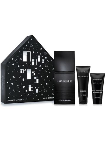 Issey Miyake Nuit D'Issey For Men EDT 125ml+75ml Sg+50ml Asb Set