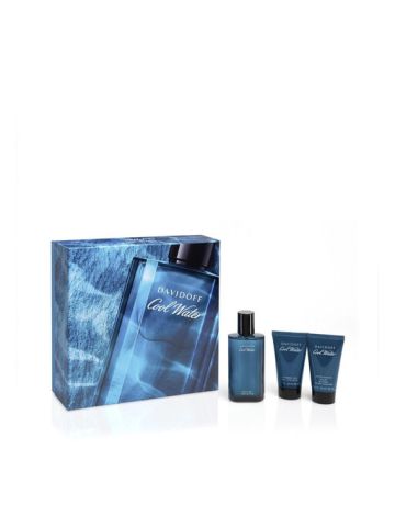 Davidoff Cool Water For Men EDT 75ml+50ml Sg+50ml Asb Set