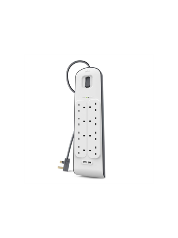 Belkin SurgePlus USB Surge Protector (2 USB 2.4A & 8 Outlets)