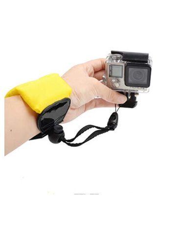 Yellow Waterproof Diving Floating Wrist Strap Bag Armband For Camera Float Hand Protect Band