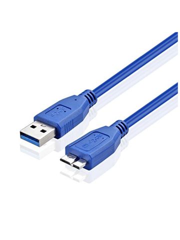 Adapter Converter Extension Gold Plated Super Speed USB Connector Port Plug Wire Cord - Blue