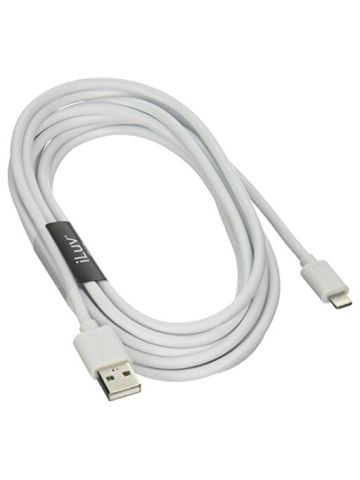 ILuv 10' Lightning Cable - Retail Packaging - White