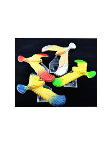 3 Pcs Cute Balancing Bird With Clear Triangle Stand By C&H Solutions