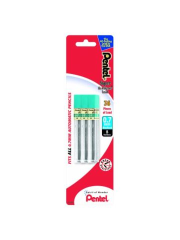 Pentel Super Hi-Polymer Lead Refill 0.7mm, B, 36 Pieces Of Lead