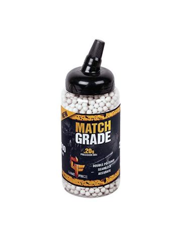 Crosman 6mm Biodegradable Airsoft B Bs, 0.20g, 2000 Rds, White