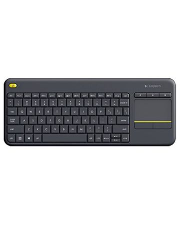 Logitech Wireless Touch Keyboard With Built-In Touchpad For Internet-Connected, K400 Plus