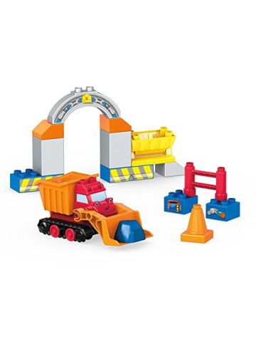 Mega Bloks Bob The Builder Muck's Rock Drop Loading Station Building Kit