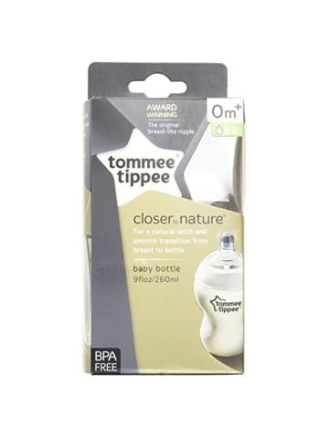 Tommee Tippee Plastic Bottle, 9 Ounce