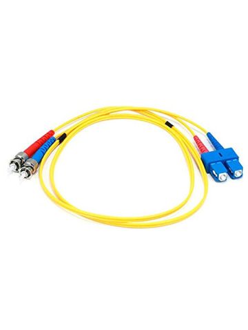 Monoprice Fiber Optic Cable, SC/ST, Single Mode, Duplex