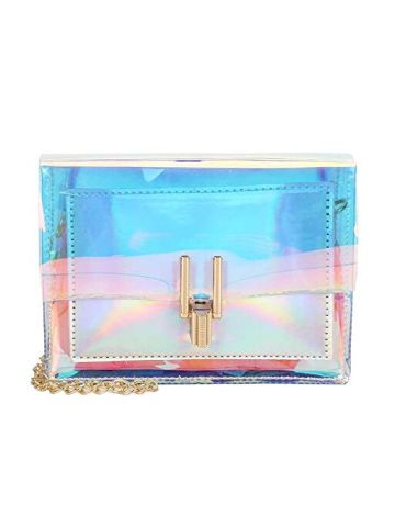 Y&D Women's Bag Chic Fashion Transparent Versatile Alloy Chain Shoulder Bag Multi Color B07NDY7KPF
