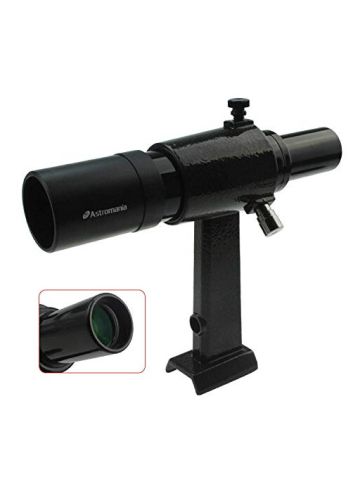 Astromania 6x30 Finder Scope, Black - Provides An Upright, Non-Reversed Image