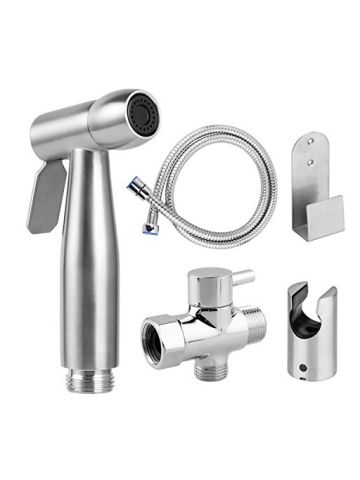 Allomn Sprayer Premium Stainless Steel Handheld Toilet Bidet Sprayer Kit