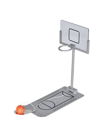 Kapoo Mini Foldable Tabletop Spring Loaded Basketball Game Desktop Toy