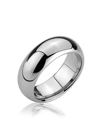 Bling Jewelry Tungsten Comfort Fit Wedding Band Ring 6mm