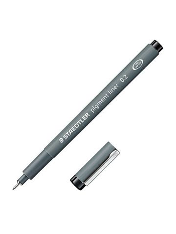 Staedtler Pigment Liner, 0.2mm, Black Ink