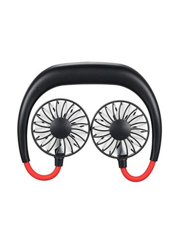 Foonee Sports Mini Tie Fan, Hands-Free Portable Neck Fan, Usb Charge Adjustable Wind Travel Outdoor Fan