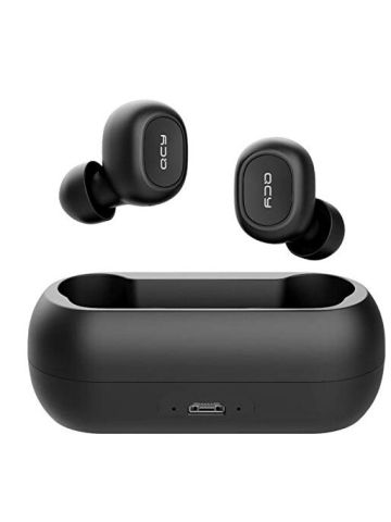 Qcy True Wireless Stereo Bluetooth V5.0 Headset Black - T1C