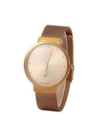 Fashion Casual Wrist Watch Men's Waterproof Business Luxury Coffee Wristwatch