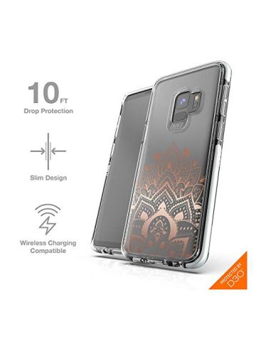 Gear4 D3O Victoria Case For Samsung Galaxy S9 Plus - Mandala Silver