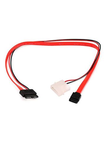 16inch Slim Sata To Sata Data And Power Combo Cable