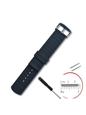 Vimvip Sport Silicone Smart Watch Replacement Band With 2 Pins Tool Screwdriver