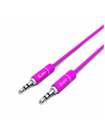 ILuv ICB110 Premium Aux-In Audio Cable  3 Ft With Durable Nickel-Plated 3.5mm Plug