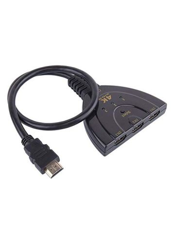 3 Port HDMI Switch Splitter Cable 4K x 2K Multi Switcher
